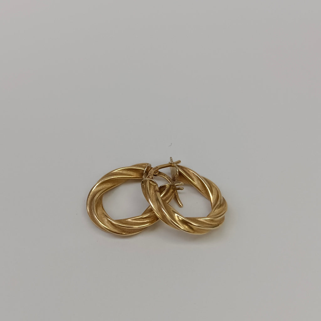 ARRACADAS PAR ORO 14 K 2,40 GRMS (SEMINUEVO)