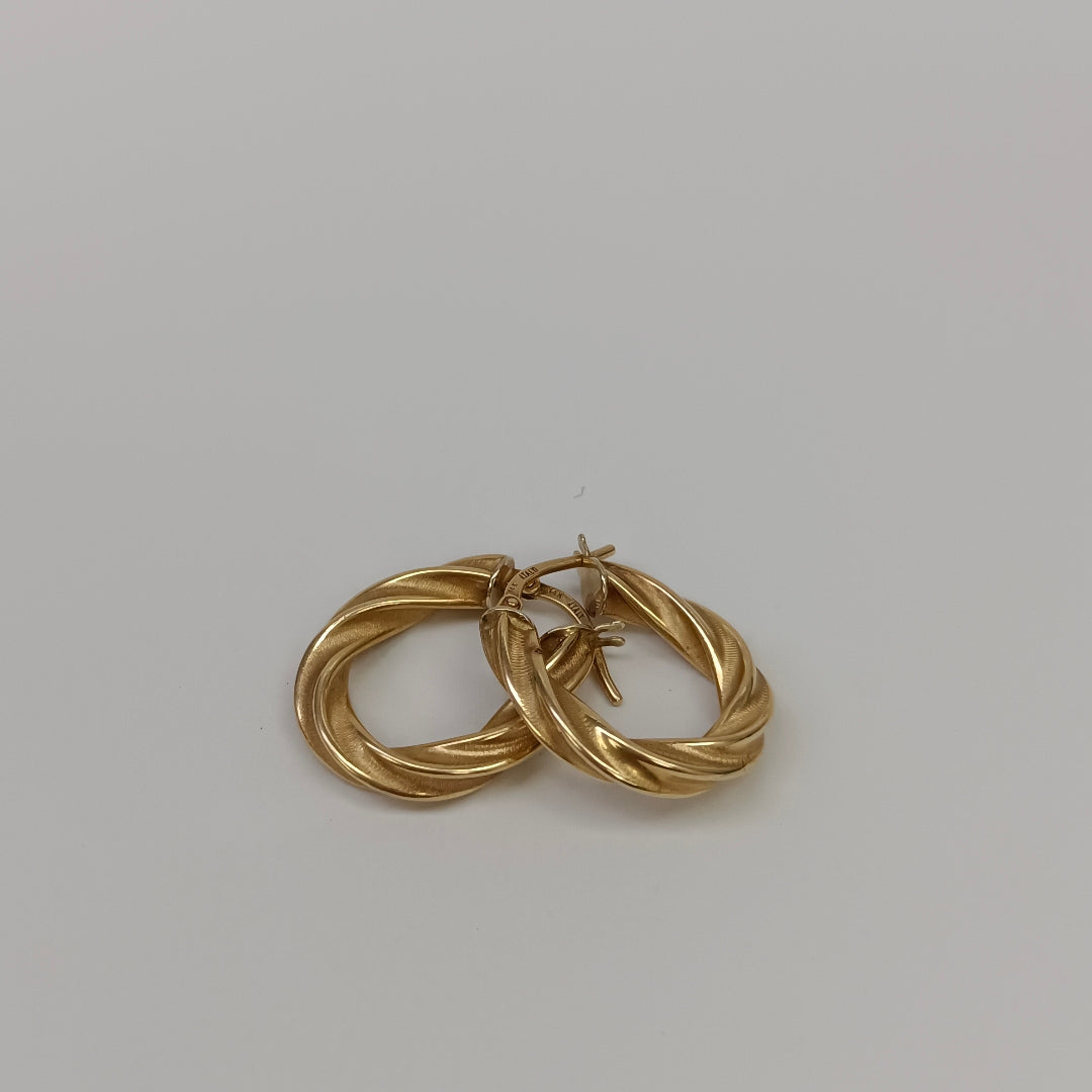 ARRACADAS PAR ORO 14 K 2,40 GRMS (SEMINUEVO)