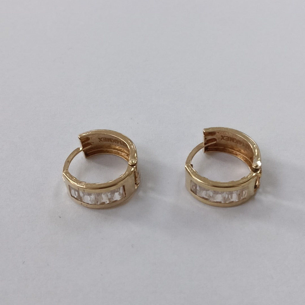ARETES PAR ORO 14 K 2.6 GRMS (SEMINUEVO)