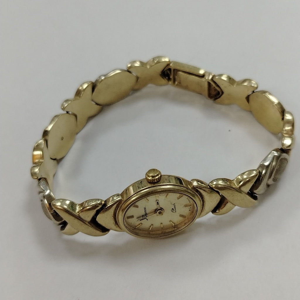 RELOJ CAJA Y PULSO ORO ORO 14 K 21.3 GRMS (SEMINUEVO)