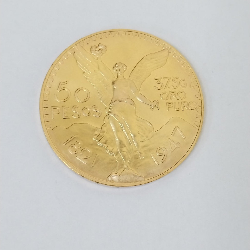 K1 41.6 GRMS 21 K IDENTIFICACIÓN MONEDA NOMINATIVA MONEDAS PESOS 50 PES (SEMINUEVO)