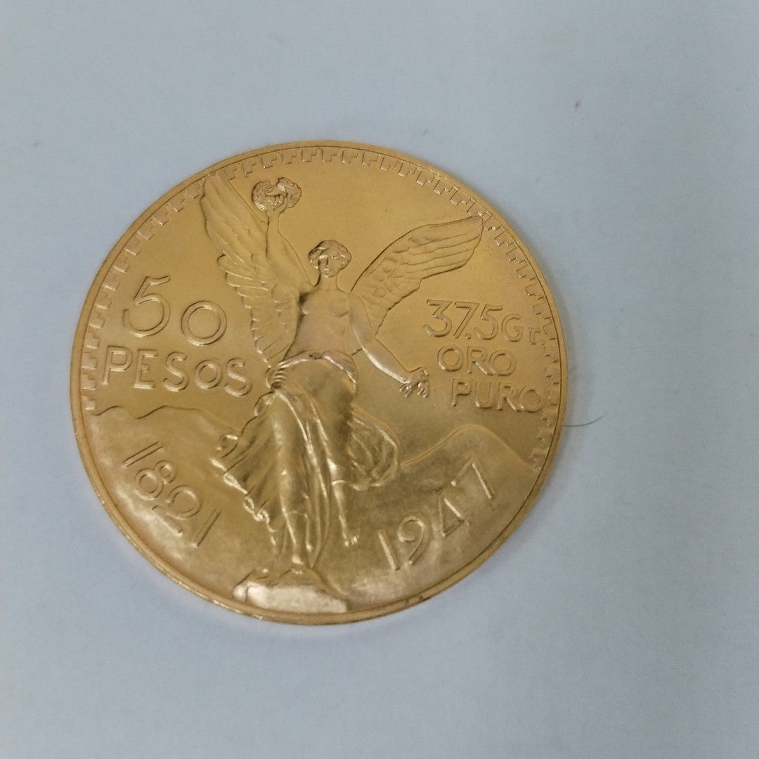 K1 41.6 GRMS 21 K IDENTIFICACIÓN MONEDA NOMINATIVA MONEDAS PESOS 50 PESOS (SEMINUEVO)