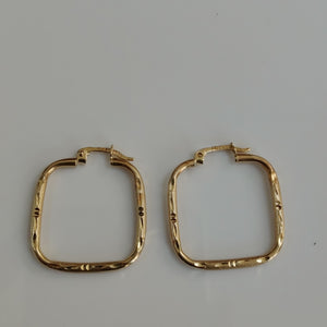ARRACADAS PAR ORO 14 K 2.5 GRMS (SEMINUEVO)