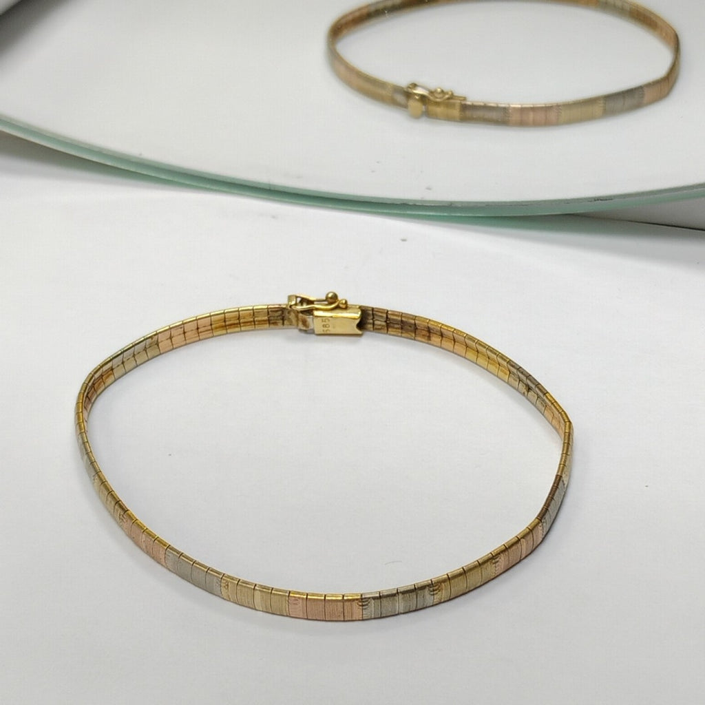 PULSERA ORO,ORO COMBINADO 14 K 9,10 GRMS (SEMINUEVO)
