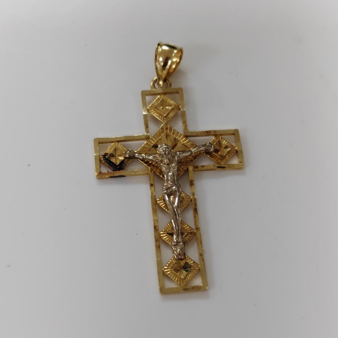 CRUZ,DIJE ORO 14 K 2,50 GRMS (SEMINUEVO)