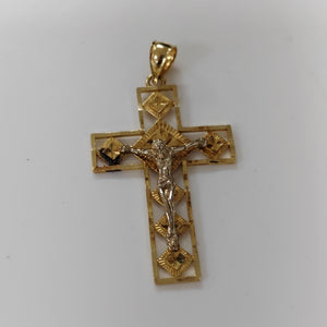 CRUZ,DIJE ORO 14 K 2,50 GRMS (SEMINUEVO)