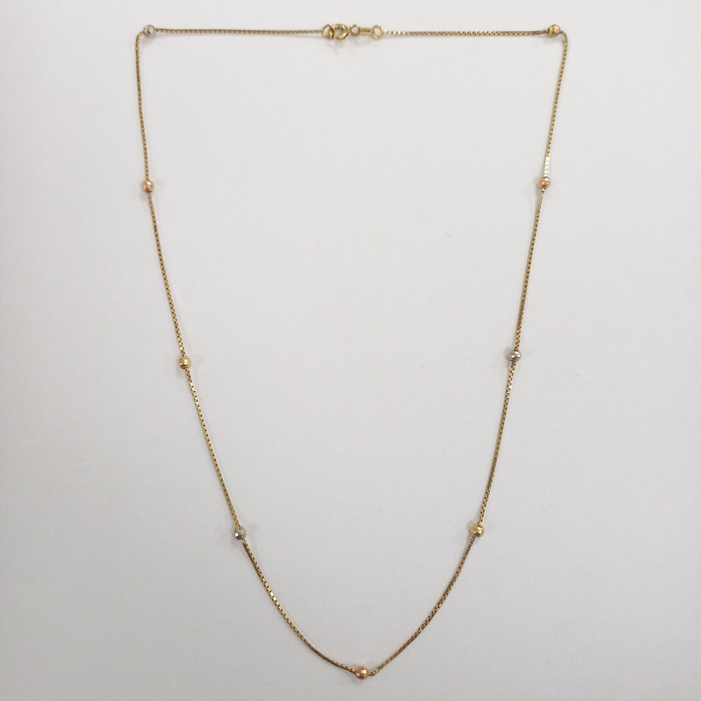 GARGANTILLA ORO 14 K 2.3 GRMS (SEMINUEVO)