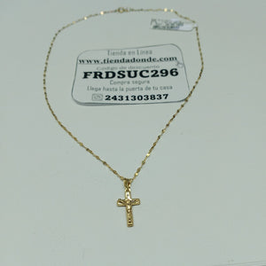 CADENA, CRUCIFIJO ORO 10 K 1 GRMS (SEMINUEVO)