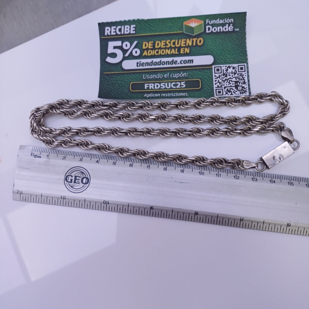 CADENA PLATA 65,20 GRMS (SEMINUEVO)