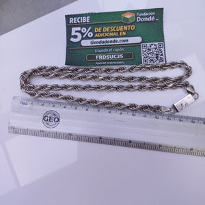 CADENA PLATA 65,20 GRMS (SEMINUEVO)