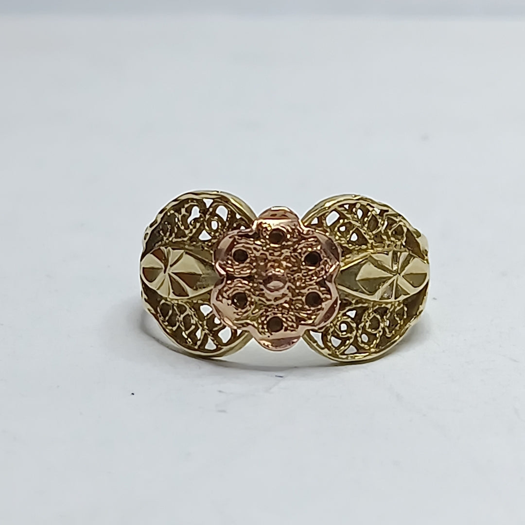 ANILLITO ORO,ORO COMBINADO 14 K 2,20 GRMS (SEMINUEVO)