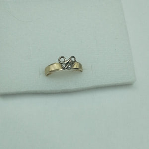 ANILLITO ORO, RODIADO 14 K 2.4 GRMS (SEMINUEVO)