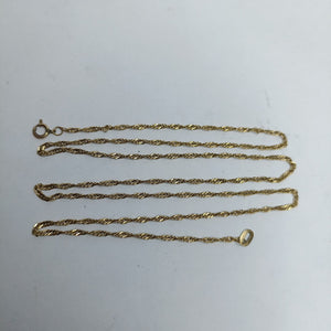 CADENA ORO 10 K 2,70 GRMS (SEMINUEVO)