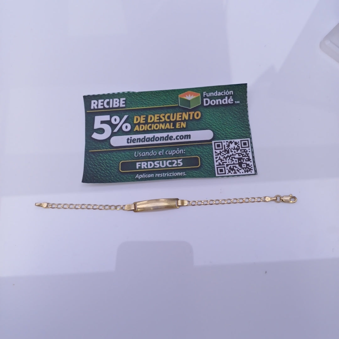 ESCLAVA ORO 14 K 2.5 GRMS (SEMINUEVO)