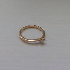 SOLITARIO ORO 18 K 2.4 GRMS (SEMINUEVO)