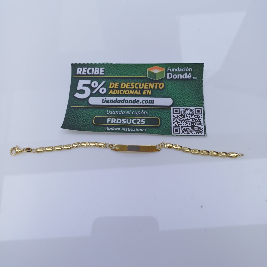 ESCLAVA ORO 14 K 3.8 GRMS (SEMINUEVO)