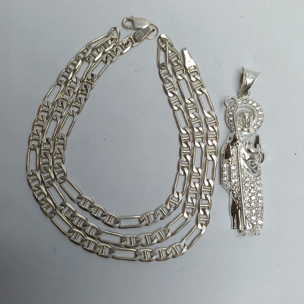 CADENA, DIJE PLATA 19.2 GRMS (SEMINUEVO)