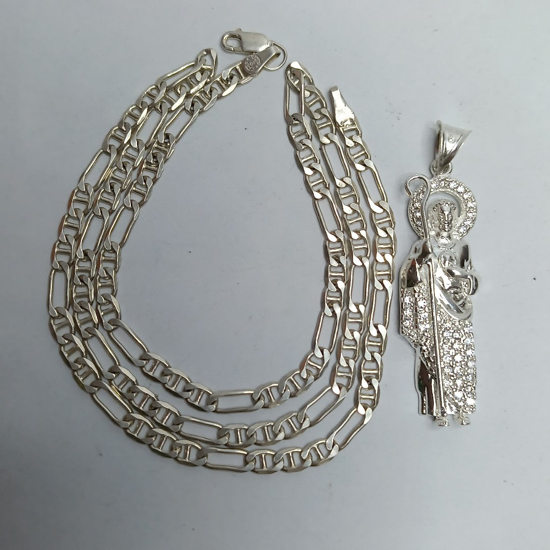 CADENA, DIJE PLATA 19.2 GRMS (SEMINUEVO)