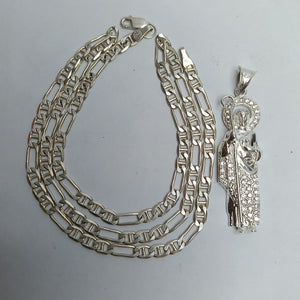 CADENA, DIJE PLATA 19.2 GRMS (SEMINUEVO)