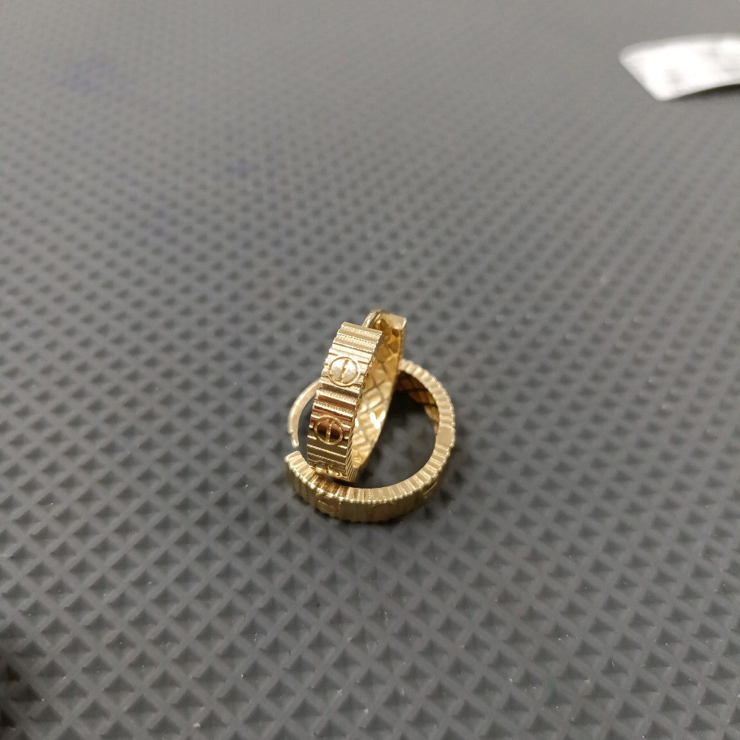 ARETES PAR ORO 14 K 3.3 GRMS (SEMINUEVO)