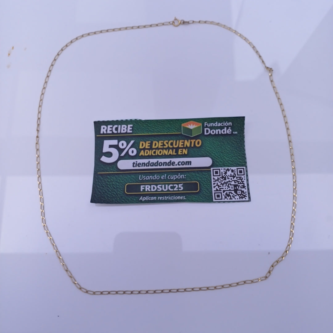 CADENA ORO 14 K 3.3 GRMS (SEMINUEVO)