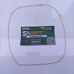 CADENA ORO 14 K 3.3 GRMS (SEMINUEVO)