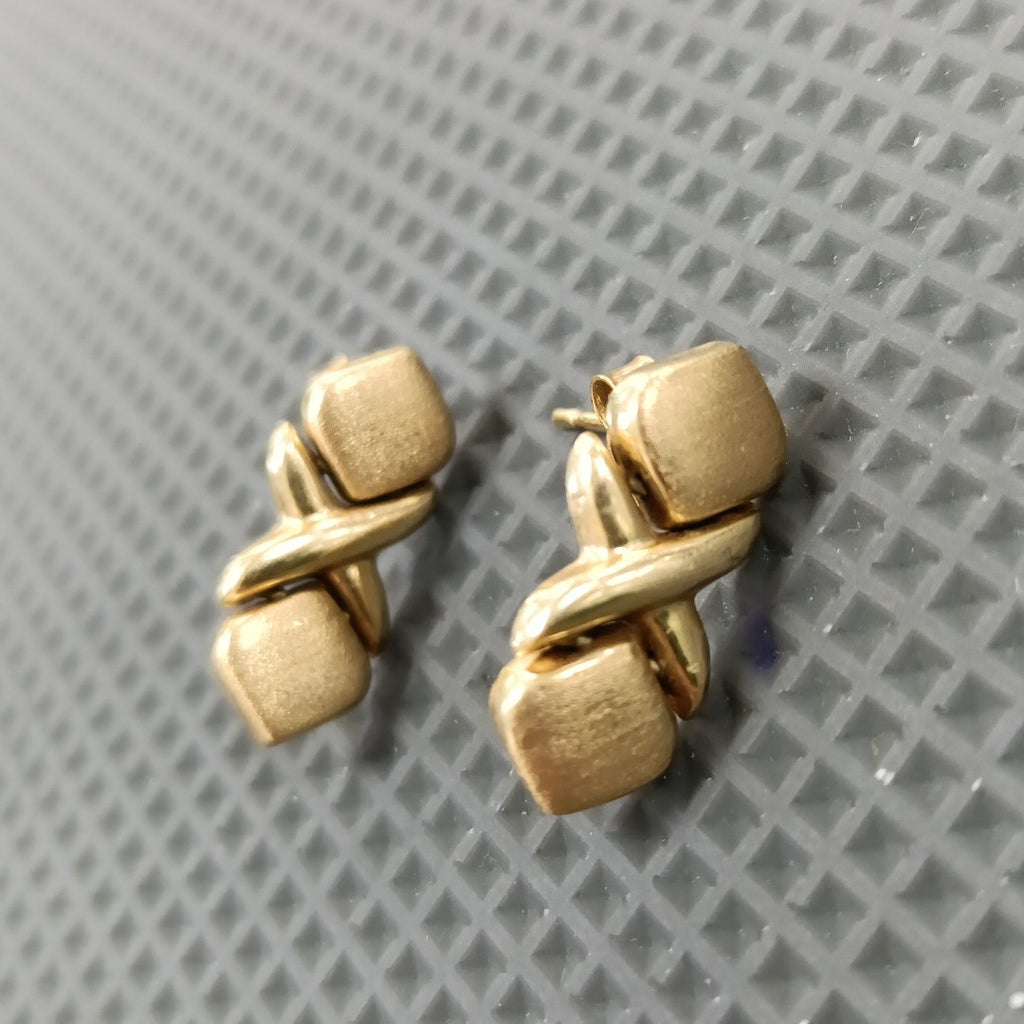 ARETES PAR ORO 14 K 2.1 GRMS (SEMINUEVO)