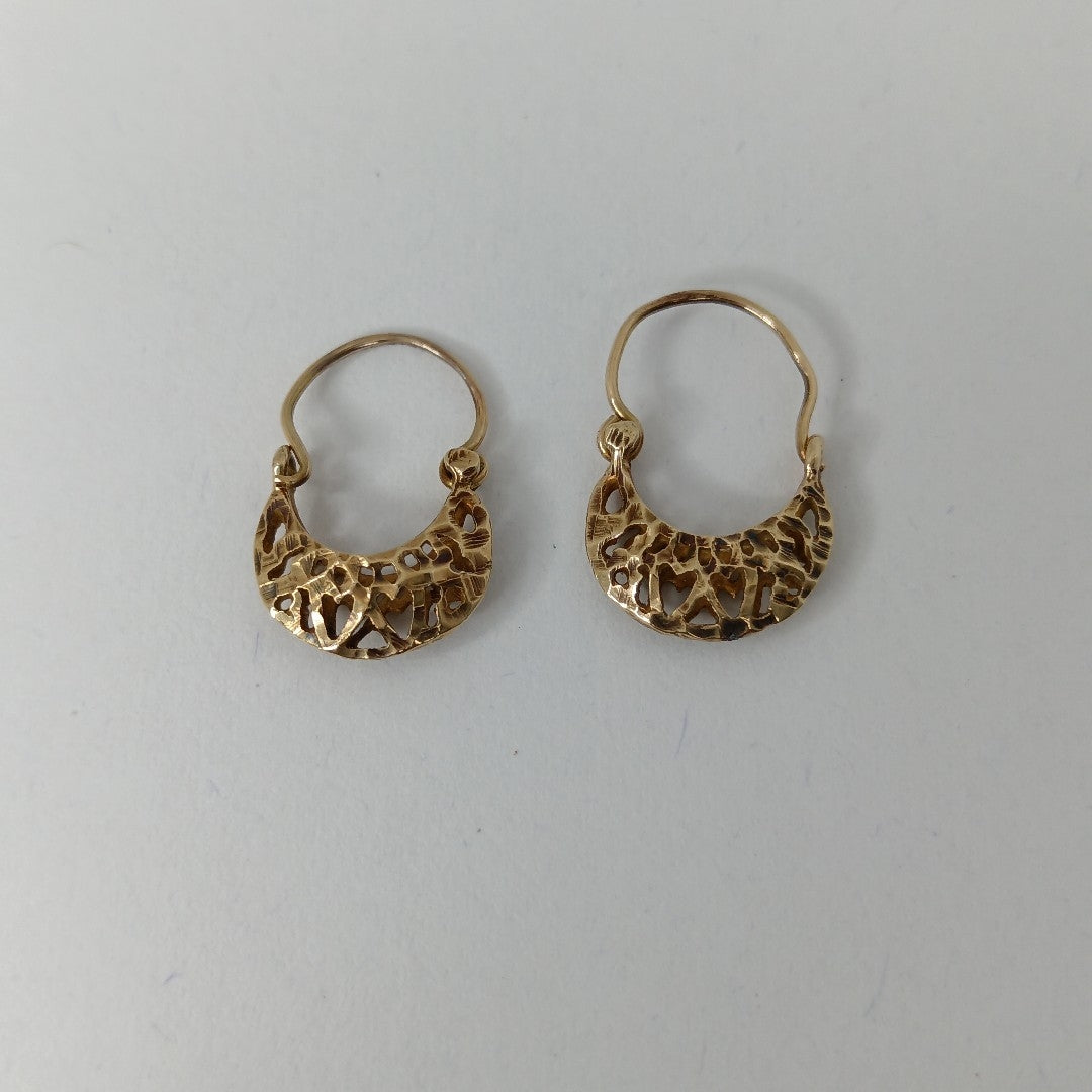 ARRACADAS PAR ORO 10 K 0.9 GRMS (SEMINUEVO)