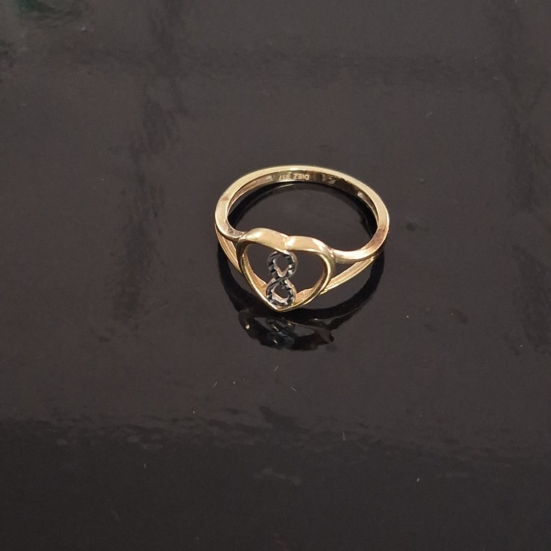 ANILLO ORO 10 K 1.3 GRMS (SEMINUEVO)