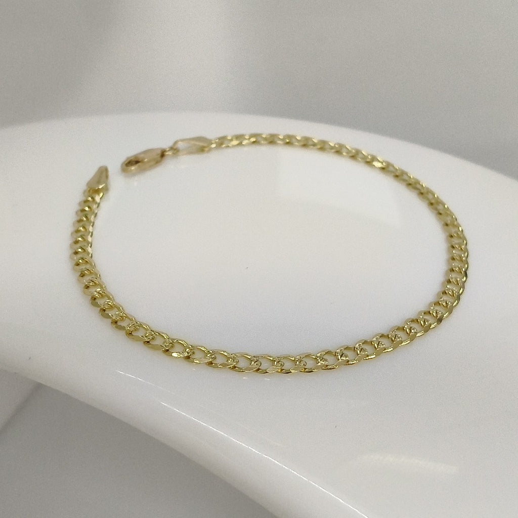 PULSERAS BARBADA ORO 14K 21 CM 5.3 GR (NUEVO)