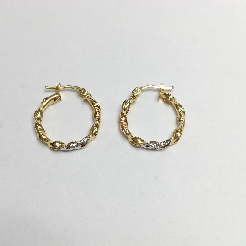 ARRACADAS PAR ORO 10 K 1.5 GRMS (SEMINUEVO)