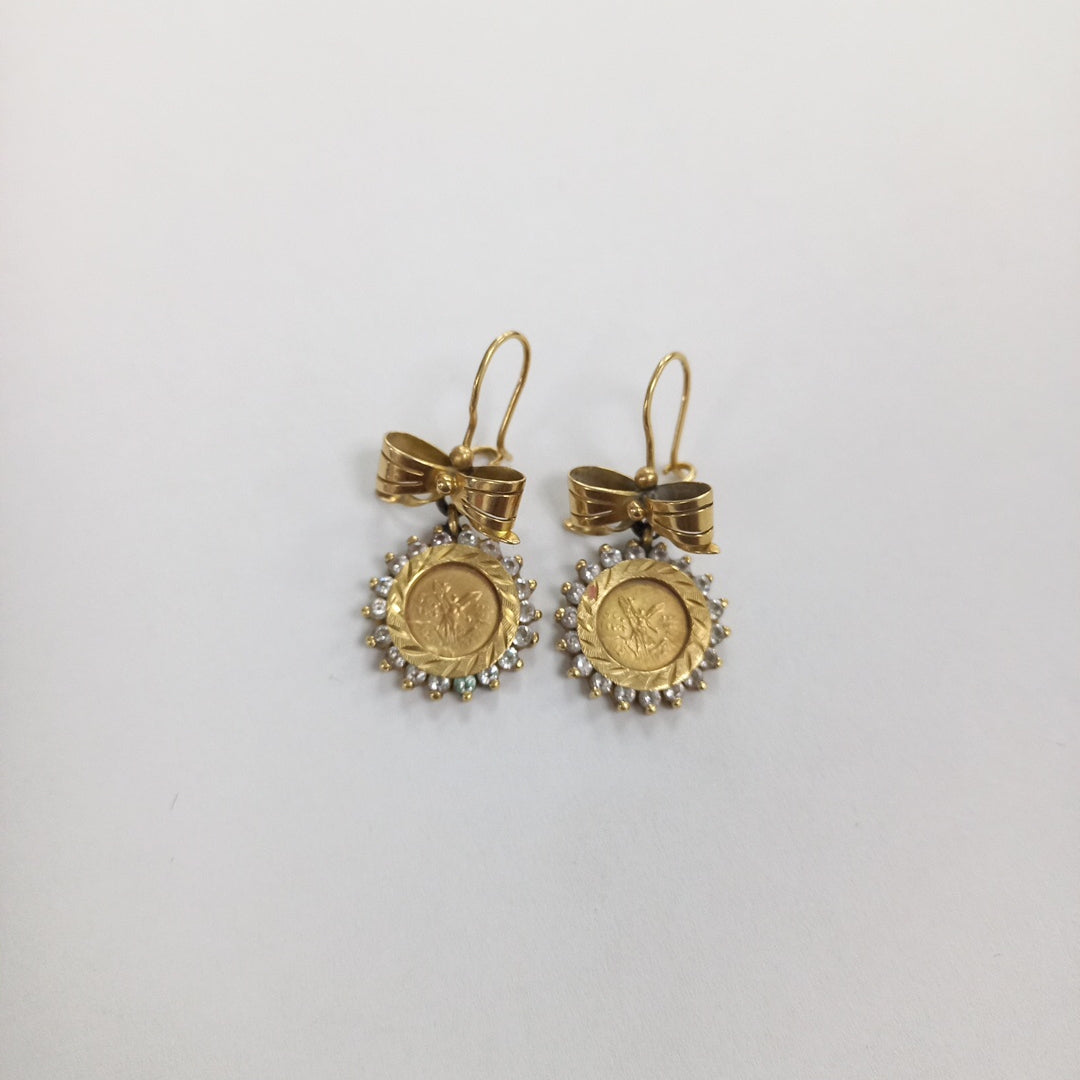 ARETES PAR ORO 14 K 8.3 GRMS (SEMINUEVO)