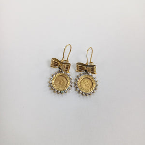 ARETES PAR ORO 14 K 8.3 GRMS (SEMINUEVO)