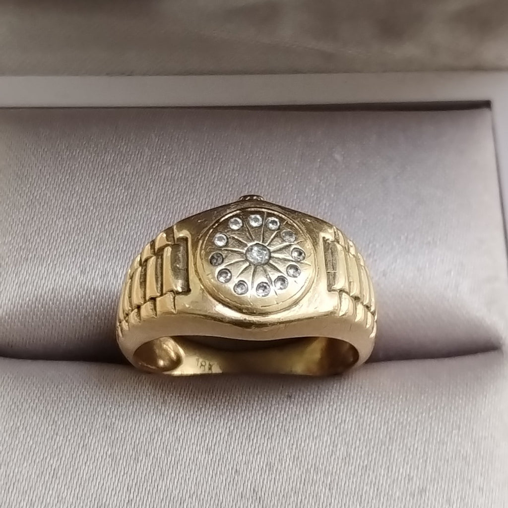 ANILLO ORO 16K 6 GRMS (SEMINUEVO)