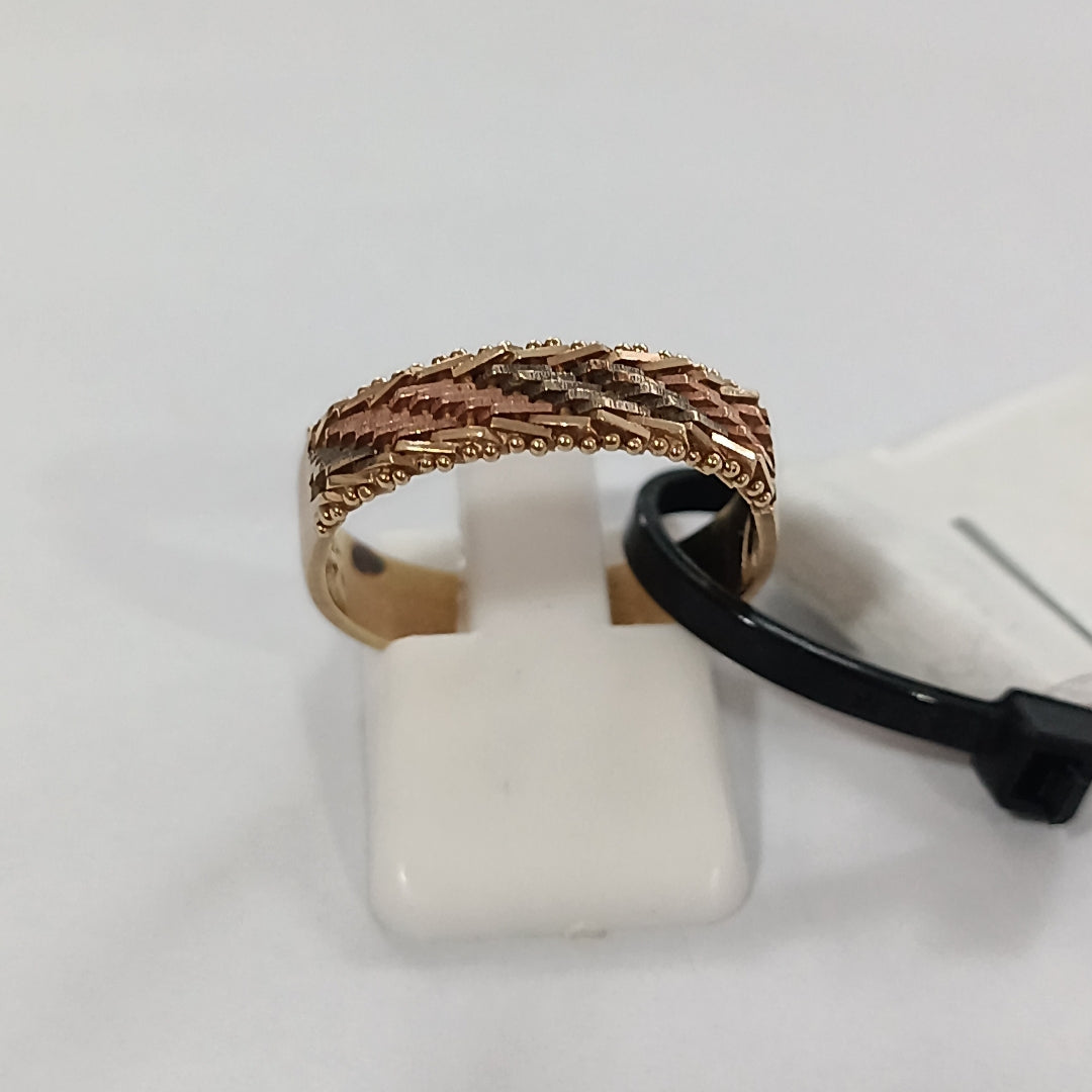 ANILLO ORO, ORO COMBINADO 14 K 3.8 GRMS (SEMINUEVO)