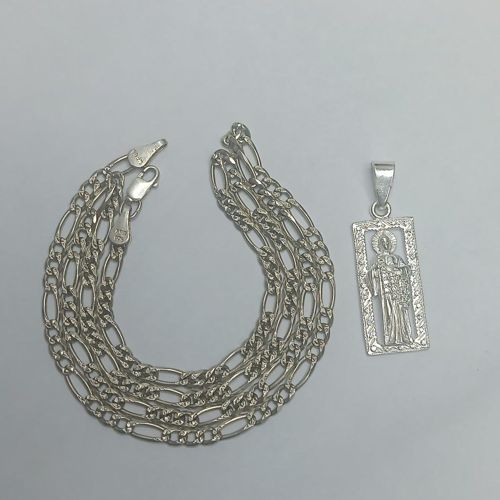 CADENA, DIJE PLATA 16.9 GRMS (SEMINUEVO)