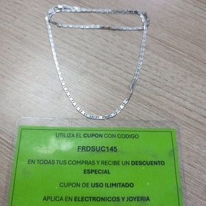 CADENA PLATA 6.8 GRMS (SEMINUEVO)