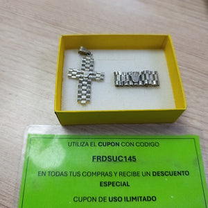 ANILLITO, CRISTO PLATA 10.9 GRMS (SEMINUEVO)