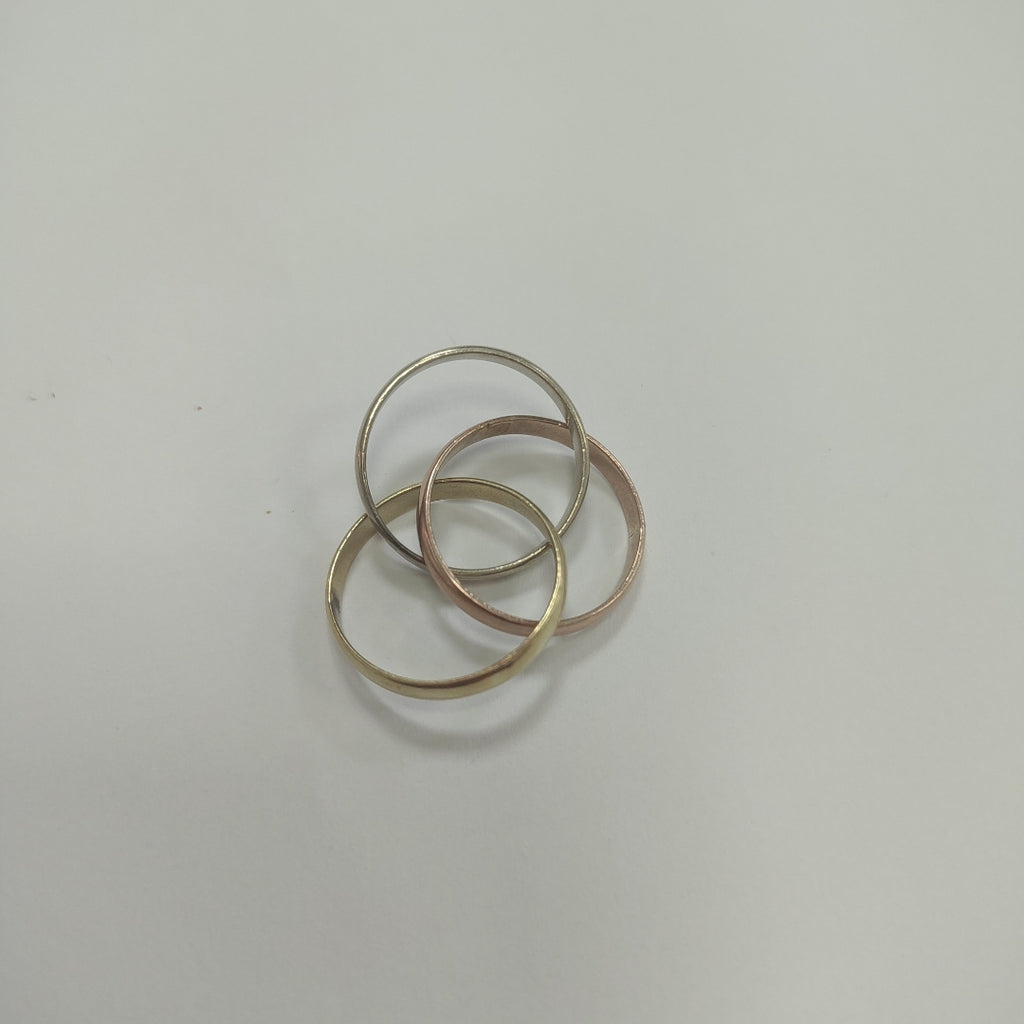 ANILLO ORO, ORO COMBINADO 10 K 6.3 GRMS (SEMINUEVO)