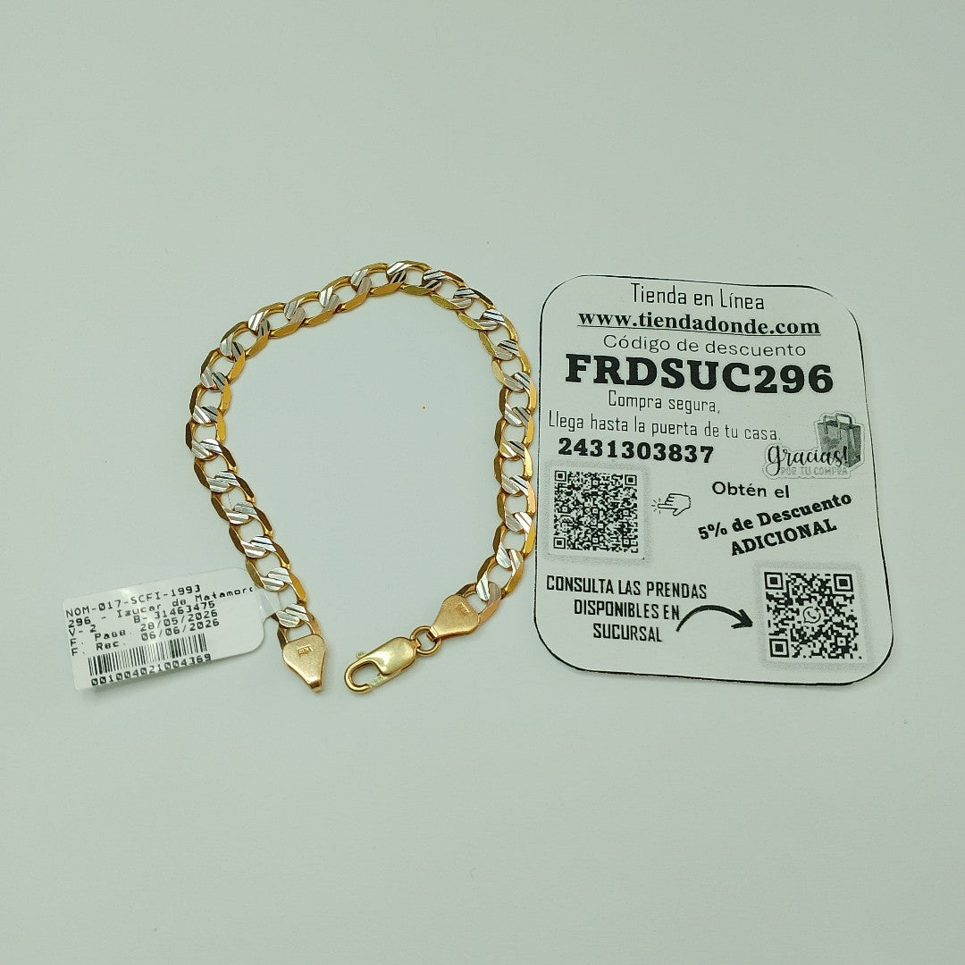 PULSERA ORO 14 K 11.7 GRMS (SEMINUEVO)