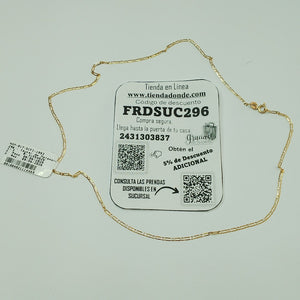 CADENA ORO 10 K 1.3 GRMS (SEMINUEVO)