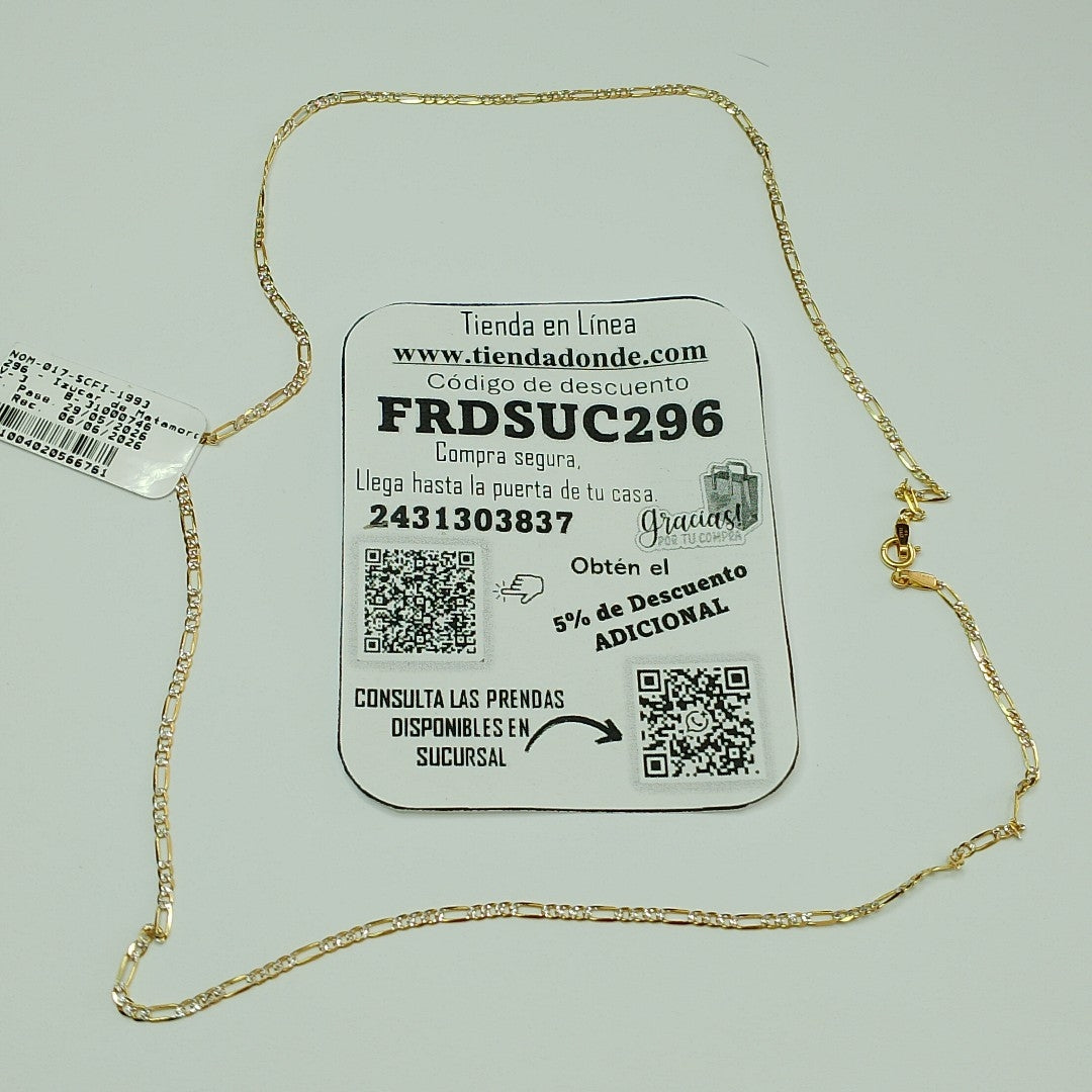 CADENA ORO 10 K 2.6 GRMS (SEMINUEVO)
