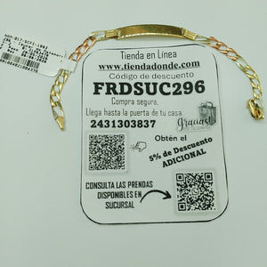 ESCLAVA ORO 14 K 3.2 GRMS (SEMINUEVO)