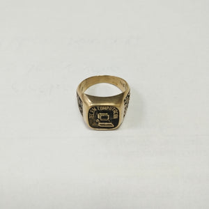 ANILLO DE GRADUACIÓN ORO 14 K 6 GRMS (SEMINUEVO)
