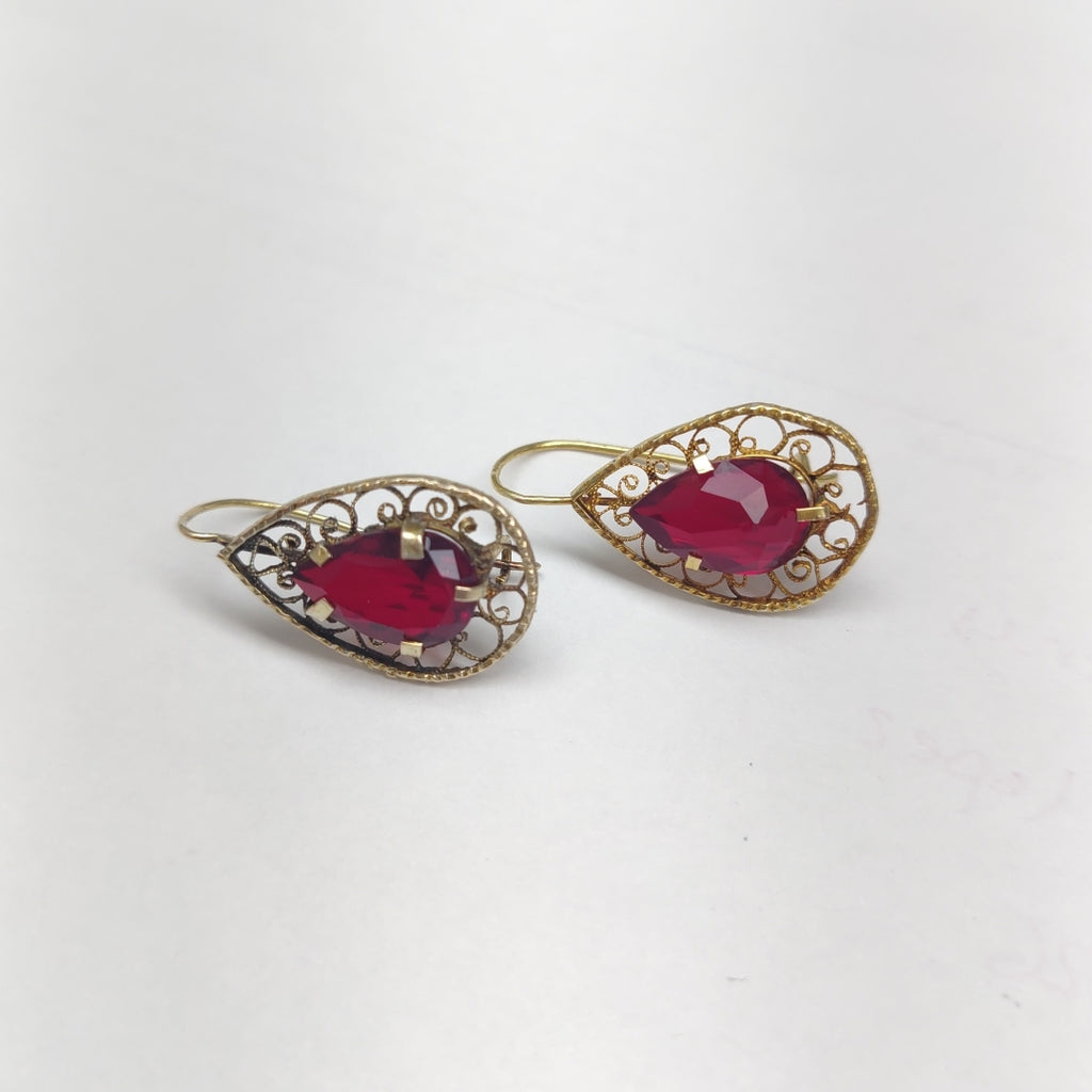 ARETES PAR ORO 8 K 3.6 GRMS (SEMINUEVO)