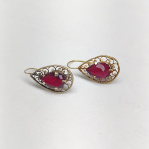 ARETES PAR ORO 8 K 3.6 GRMS (SEMINUEVO)