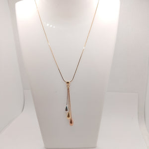 GARGANTILLA ORO COMBINADO 14 K 3.4 GRMS (SEMINUEVO)
