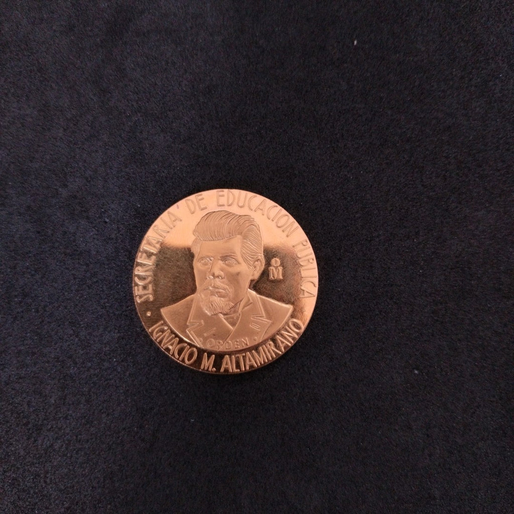 MEDALLA CONMEMORATIVA ORO 21 K 41,90 GRMS (SEMINUEVO)