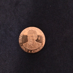 MEDALLA CONMEMORATIVA ORO 21 K 41,90 GRMS (SEMINUEVO)