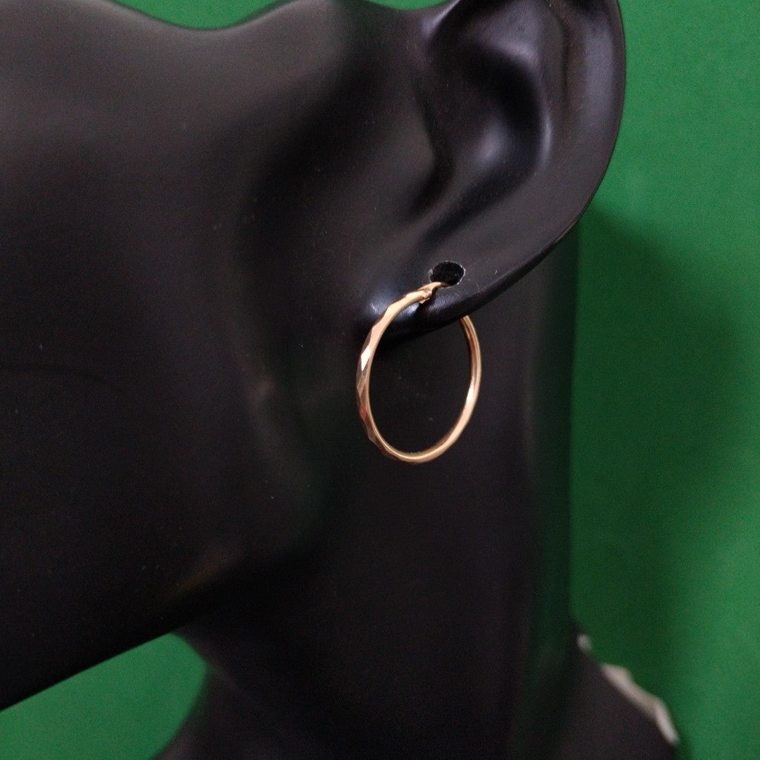 ARRACADAS PAR ORO 14 K 1.3 GRMS (SEMINUEVO)